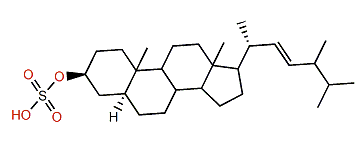 (22E,24xi)-24-Methylcholest-22-en-3b-ol sulfate